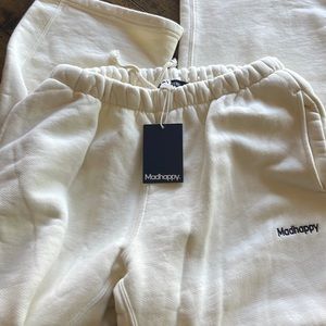 Madhappy Classic Straight Leg Fleece Sweatpants.  Size L. New with tags.